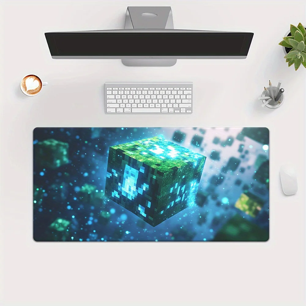 

Коврик для игровой мыши, большой тканевый коврик для стола, нескользящая резиновая основа для ПК, ноутбука, клавиатуры и аксессуаров