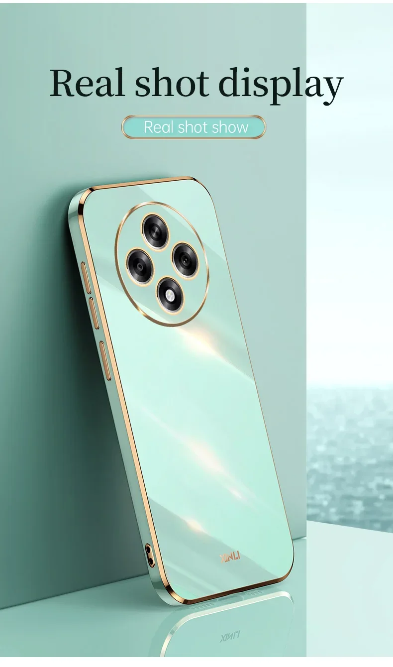 For Reno 12F Case Cover For OPPO Reno 12F 5G High Quality Soft TPU Anti-fingerprint Camera Protection Case Cover