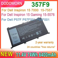 New 357F9 Laptop Battery For Dell Inspiron 15 5000 5576 5577 15 7000 7557 7559 7566 7567 15PD-1548B 5PD-1748R 15PD-1848B