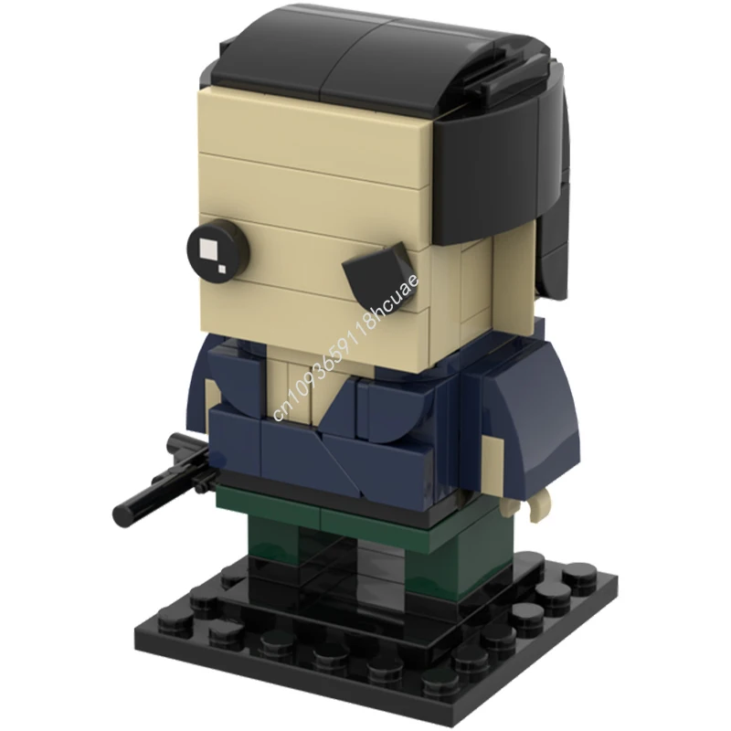 

108 шт. MOC Saito Ghosts in the Shels Brickheadz Строительные блоки Растворить проблему творчества подростковый Рождественская игрушка в подарок