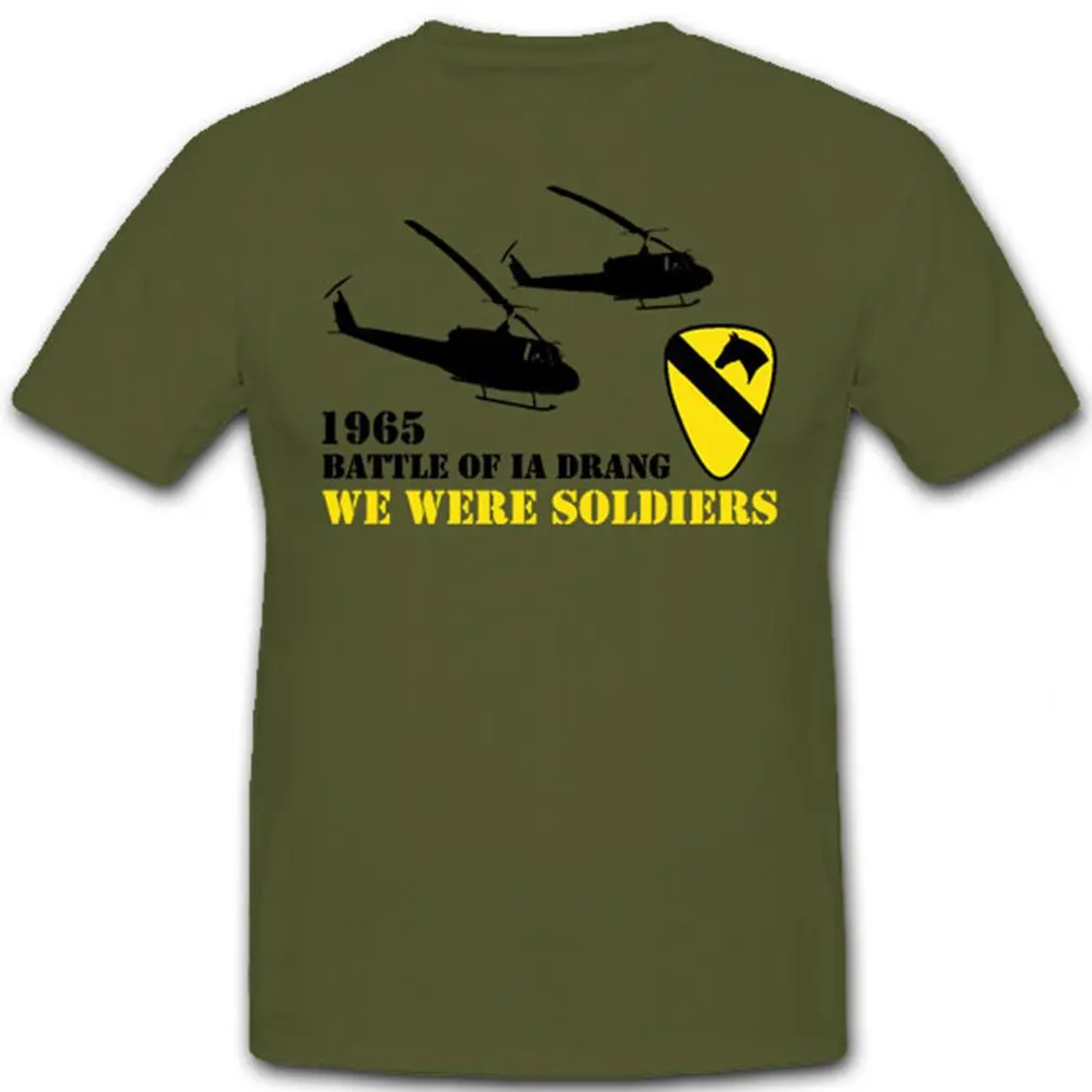 Battle of La Drang 1965 We were Soldiers Vietnam war we  heroes Anime Graphic T-shirts for Men Clothing Women Tees Y2K tops