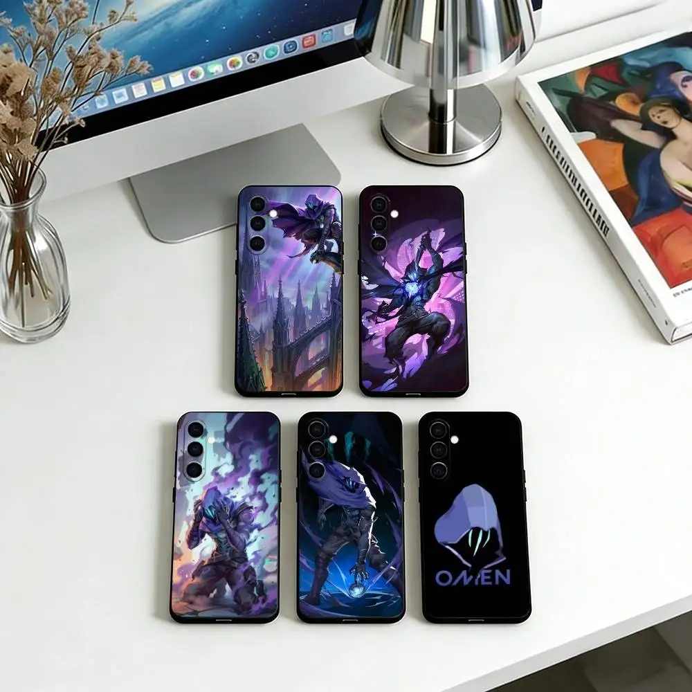 Omen Valorant Phone Case For Samsung Galaxy A73,A72,A71,A70,A53,A52,A51,Others Soft Black Cover