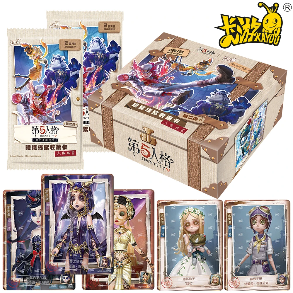 

KAYOU оригинальная коллекция Identity V, классические онлайн-соревновательные игры, популярные персонажи, Трейси Фиона, креативные карты, игрушки, подарки