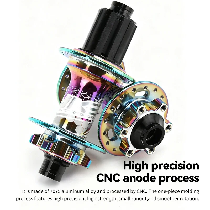 TANKE MTB Hub 120 انقر تحمل محور الجبهة الخلفية 32 ثقوب مكبح قرصي دراجة محاور الإفراج السريع 6 Pawl محور الشتاء الوافدين الجدد