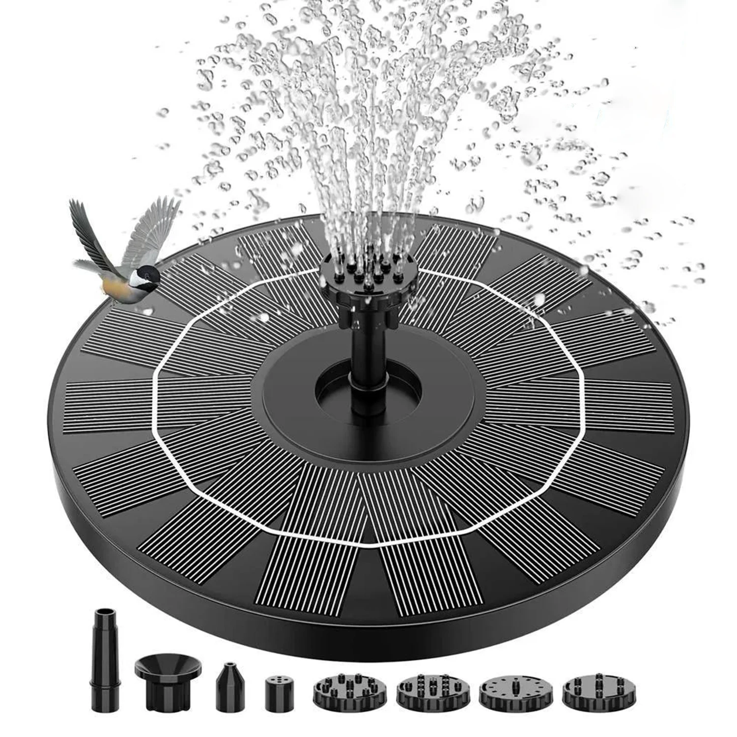 

Solar Water Fountain Pool Pond Waterfall Garden Decor Outdoor Solar Fountain Bird Bath Mini Powered Fountain Pump For Yard Patio