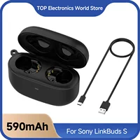 Estuche de carga para Sony LinkBuds S - Reemplazo de caja de cargador de auriculares Bluetooth de 590 mAh, para puerto tipo C, sin auriculares