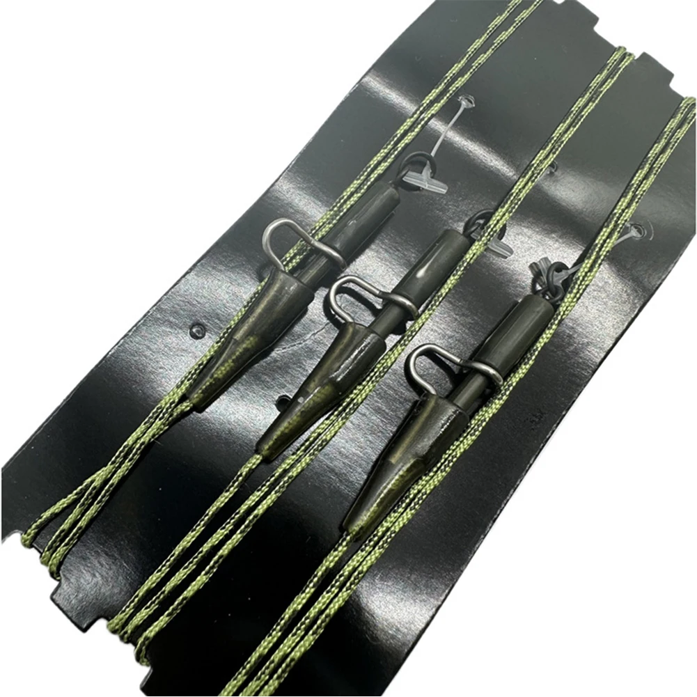 Fishing Carp Fishing Green Safety Clips Ready Tied Leaders Tackle Box Addition Weedy And Snaggy Venues 15g Weight