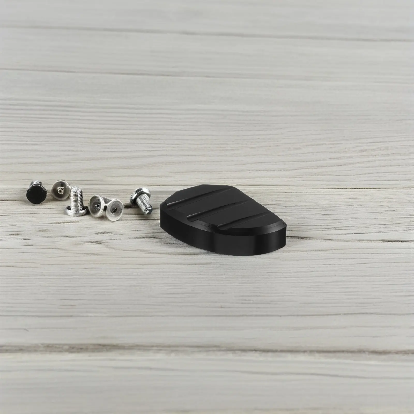 Aluminum Alloy Kickstand Motorcycle Extender Pad Enlarger Plate Stability Prevents Side Tipping Compatible