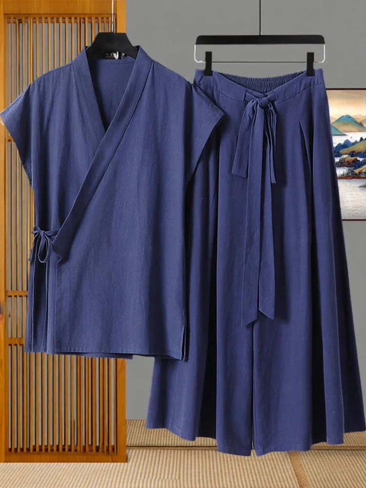 ensemble-gilet-et-pantalon-large-en-coton-et-lin-grande-taille-pour-homme-–-style-arts-martiaux-traditionnels-chinois-–-printemps-Ete-automne