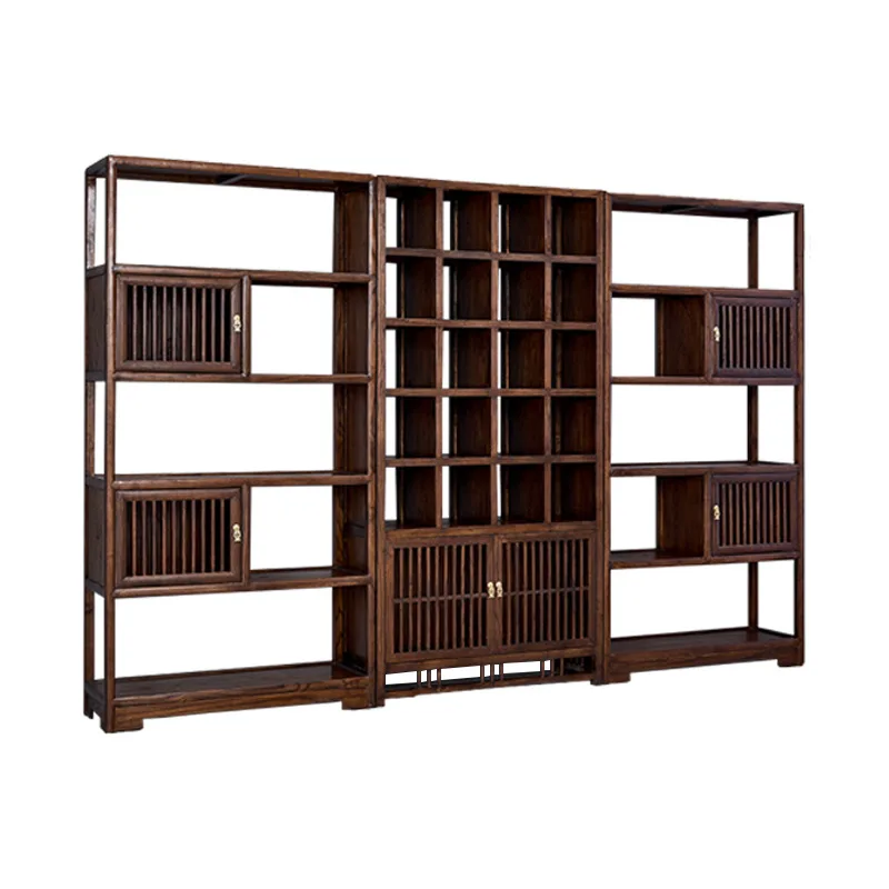 

Старый вяз, новый китайский богу, стойка Duobao, павильон, чайный шкаф, полка, витрина для чайного торта