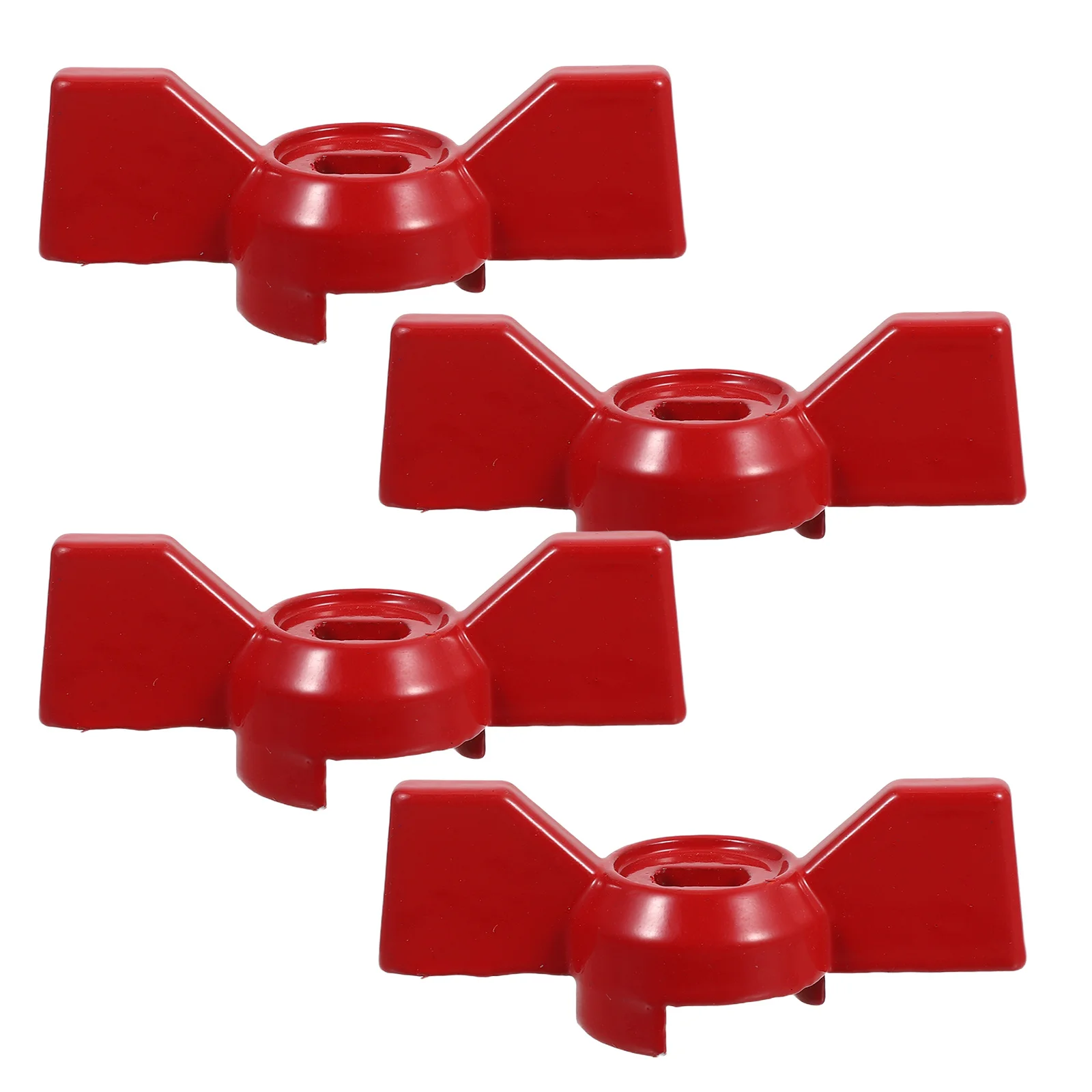 

4Pcs Universal Valve Handle Replacement - Ergonomic Ball Valve Lever 8x6mm - Aluminum Alloy Outdoor Faucet Handle for Water Shut