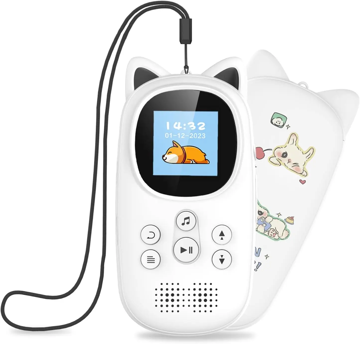 Lecteur MP3 Bluetooth Agptek 32Go Ultra-Léger - Hi-Fi, Radio FM Et Enregistreur Vocal