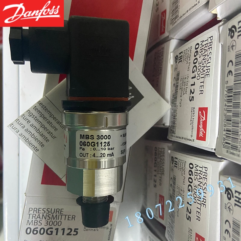 Danfoss MBS3000 Pressure Sensor For Water And Gas, Suitable For High-precision 4-20mA/0-10V Transmitter