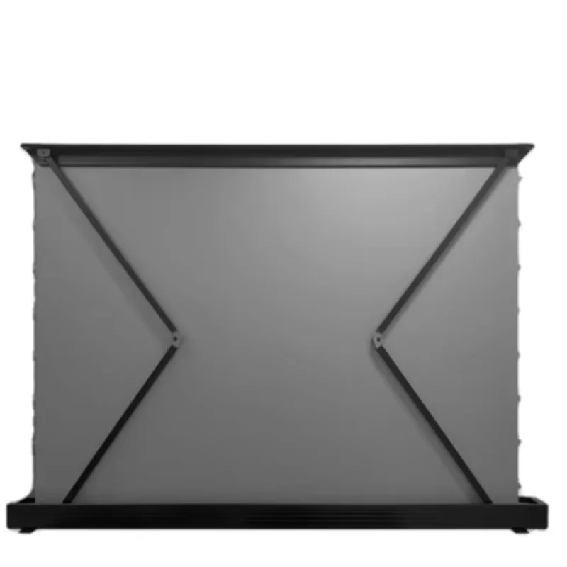 120 inch 16:9 long focus ambient light rejection screen motorized floor projection screen
