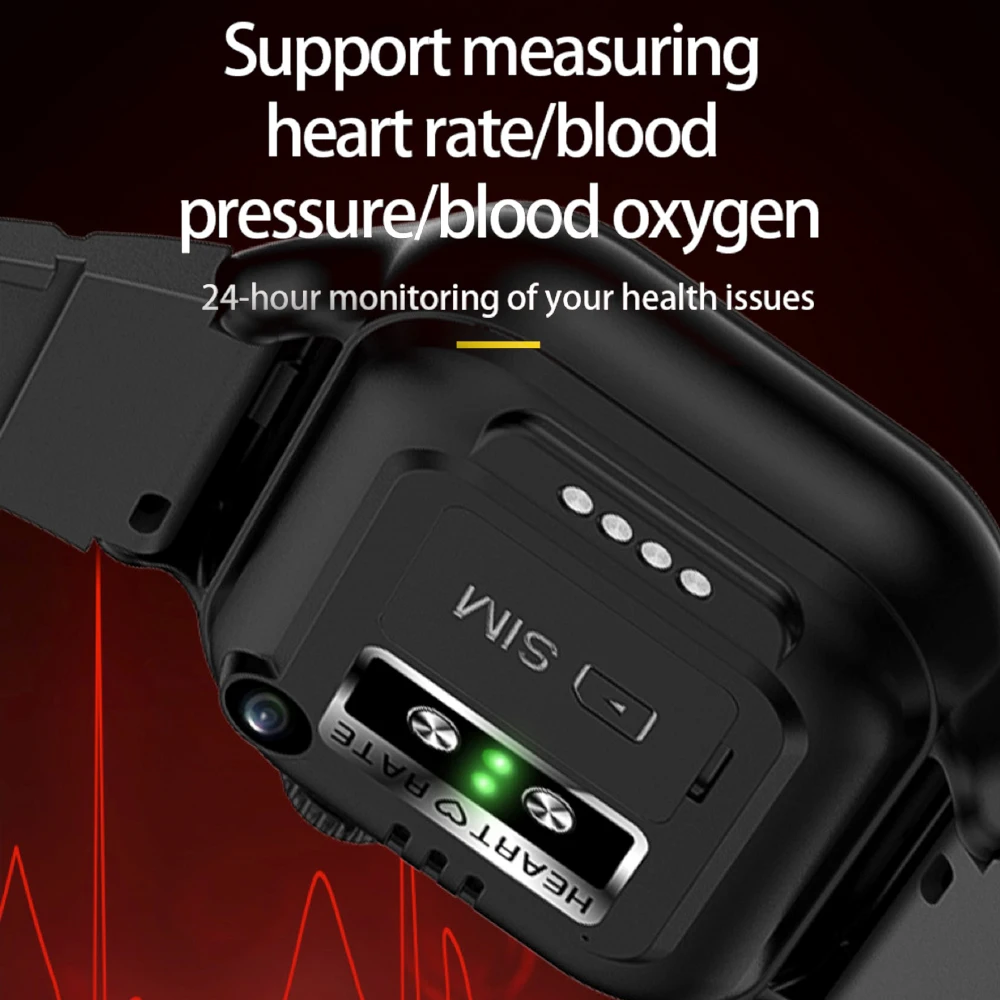 طفل مكالمة فيديو 4G ساعة ذكية WIFI LBS GPS تحديد المواقع مقاوم للماء SOS معدل ضربات القلب الصحة الساعات APP تحميل الأطفال Smartwatch