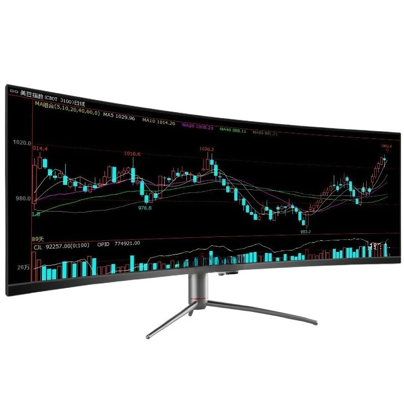 49-Inch quasi-4K hairtail screen 144Hz curved e-sports monitor LCD screen