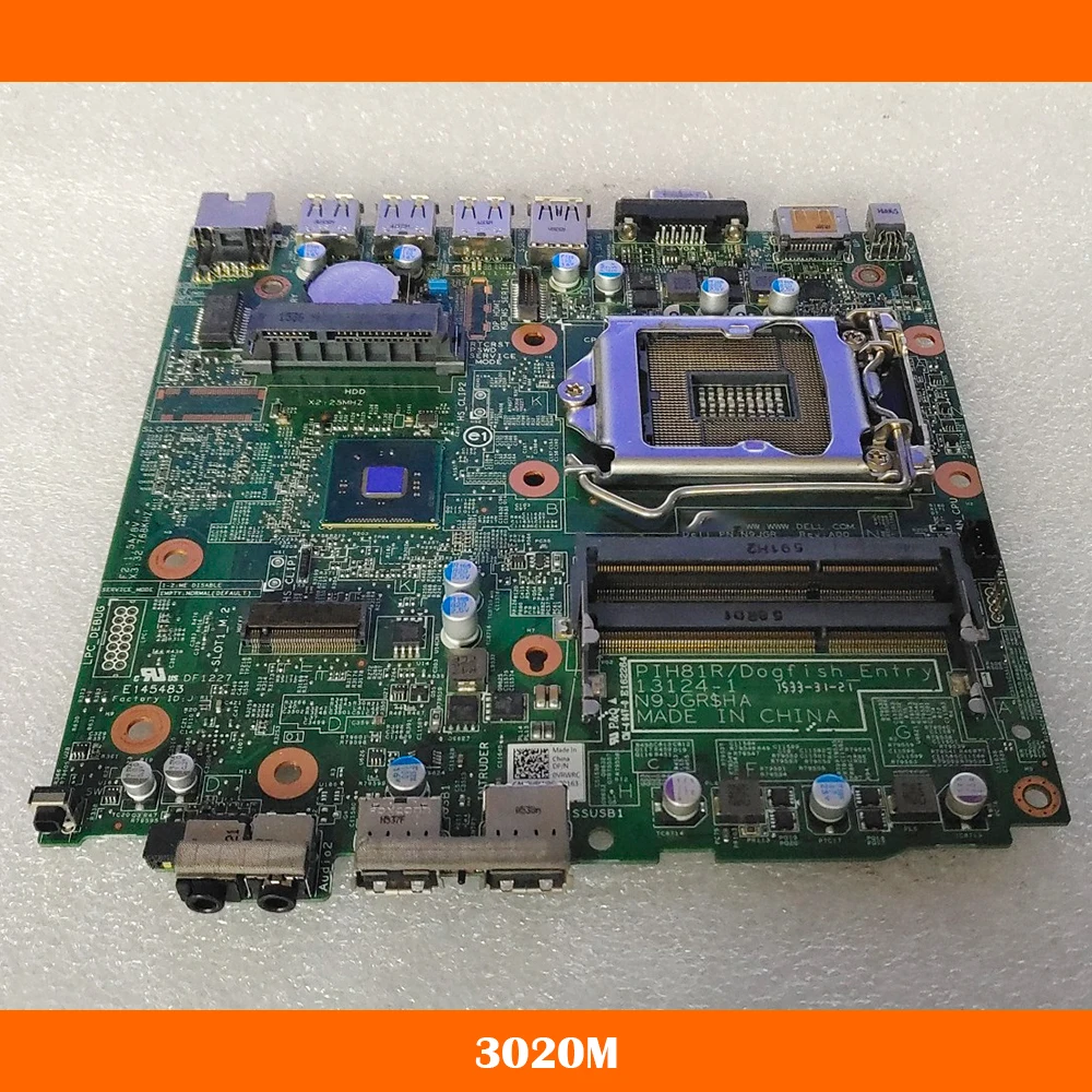 Para dell 3020m vrwrc 0vrwrc pih81r placa-mãe totalmente testado