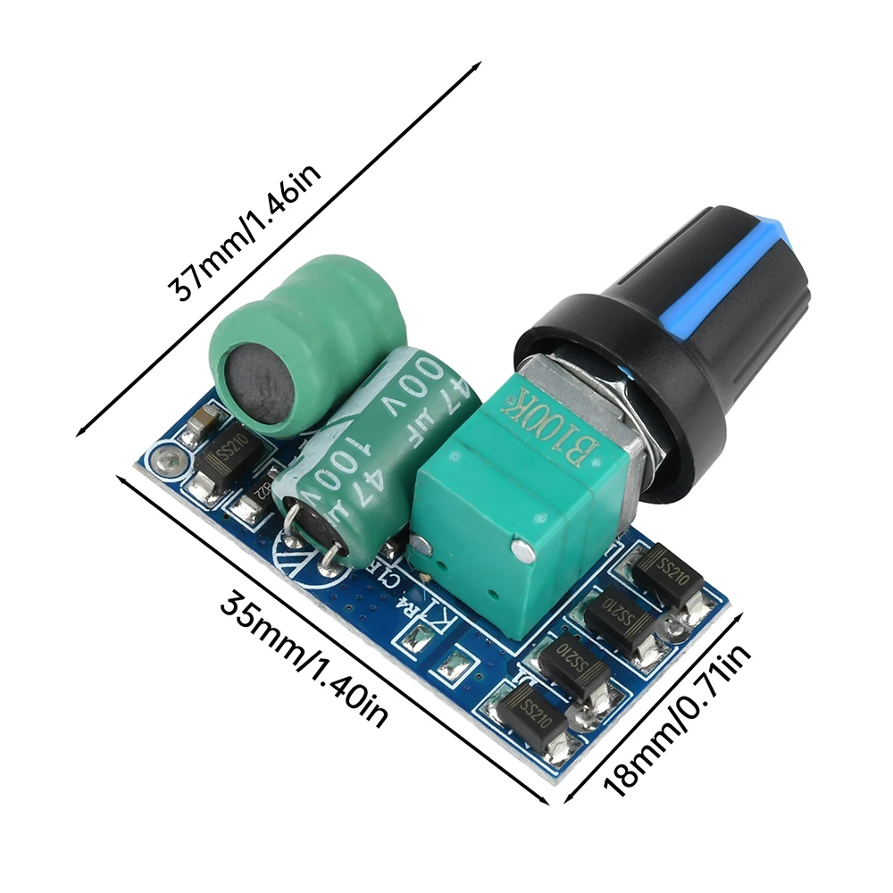 Regulador de tensão 5v 12v pwm dc controlador de velocidade do motor regulador de velocidade stepless led dimmer controlador de potência 12-80v