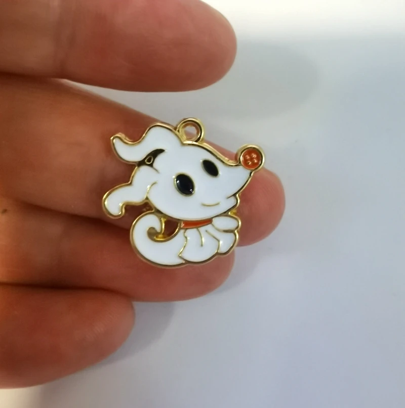 10 pcs cartoon Halloween Metal Charms DIY Earring Keychain Necklace Jewelry Making Pendants Accessories