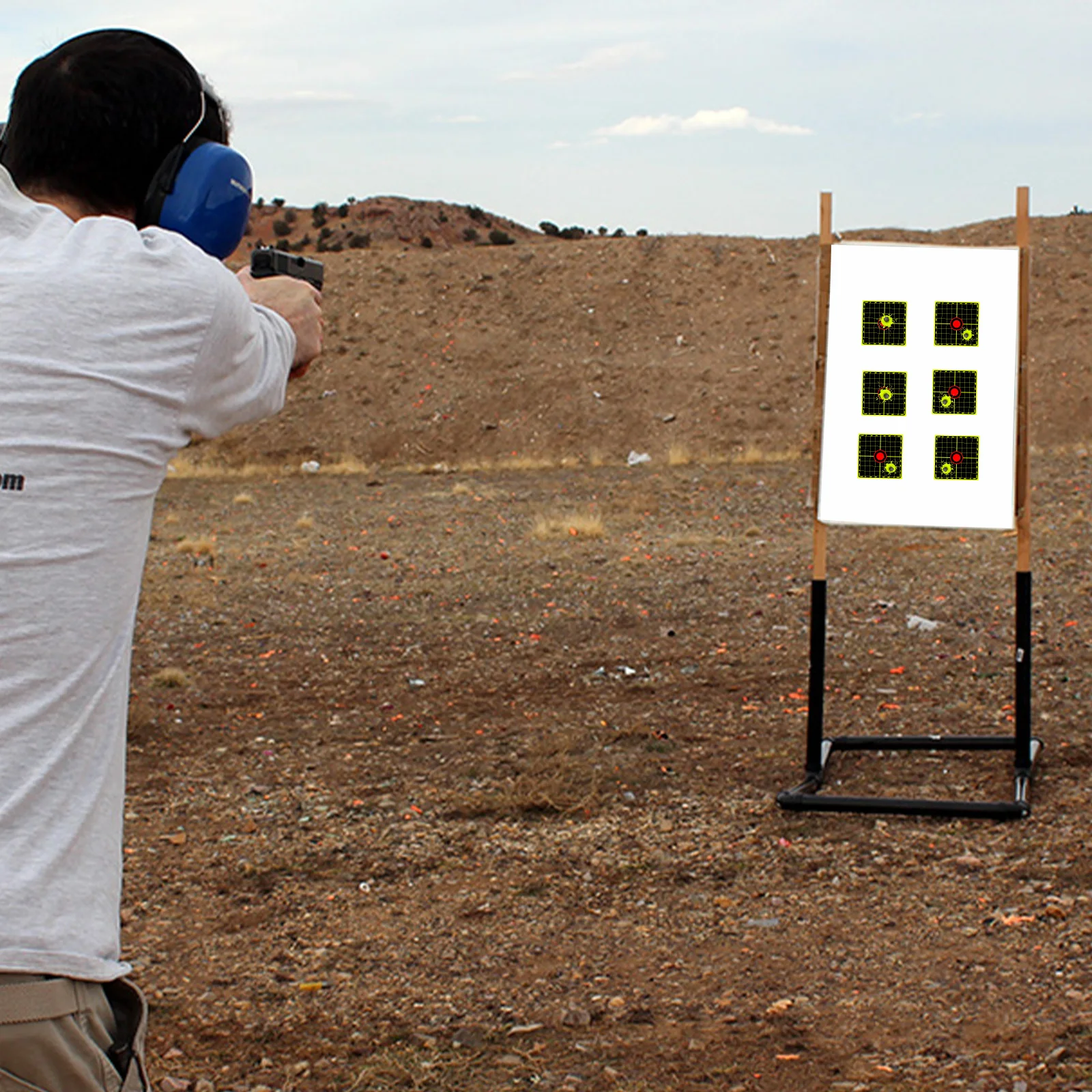 شبكة حاكم اطلاق النار ممارسة سبلاش الهدف ملصقات 200 قطعة 3 بوصة اطلاق النار الهدف لوازم التدريب ملصقات الفلورسنت اللون تسميات (يمكن استخدام لممارسة بندقية حقيقية وممارسة مسدس الهواء) #2