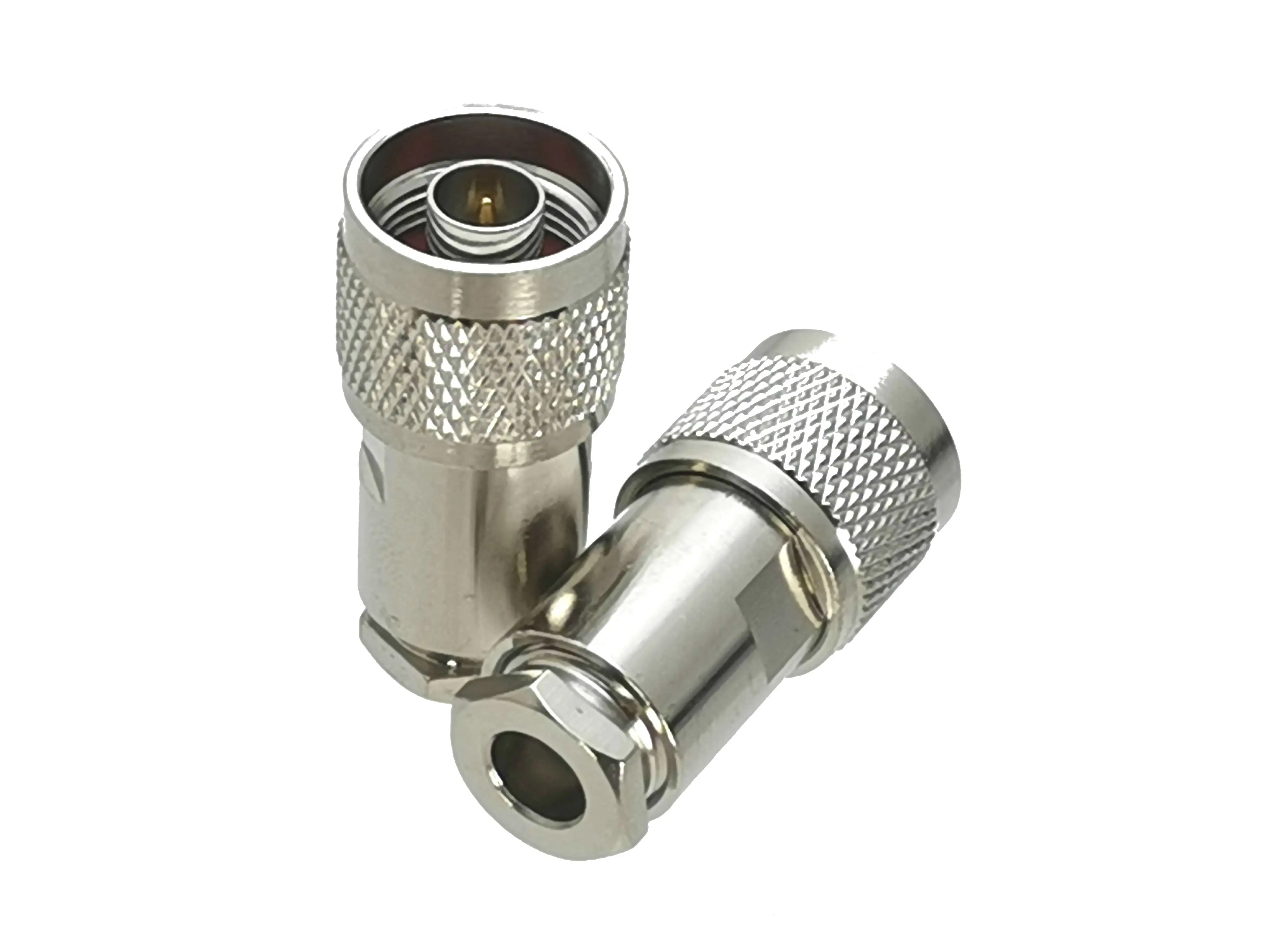 1 sztuk złącze N wtyk męski zacisk RG58 RG142 / RG8X / RG5 RG6 / RG8 prosty i prawy kąt Adapter RF koncentryczny końcówki przewodów — zdjęcie 5