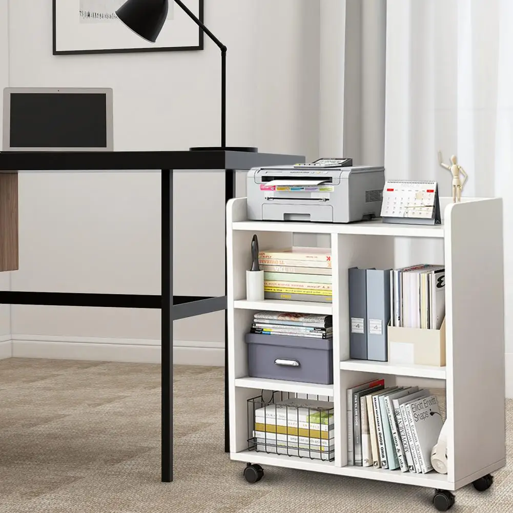 360 Degree Pulley Heightening Design File Cabinet Multi Compartments Open File Storage Shelf