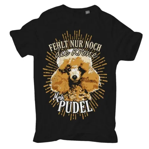 Poodle dogs breed companion dogs hunting dogs water dogs company poodle t-shirt  High Quality 100%Cotton Short Sleeve