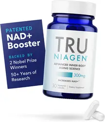 TRU NIAGEN NAD+ Supplement, Cellular Regeneration, 300 mg Niagen, Supports Cellular Energy, Brain, Muscle | Nicotinamide Ribosid