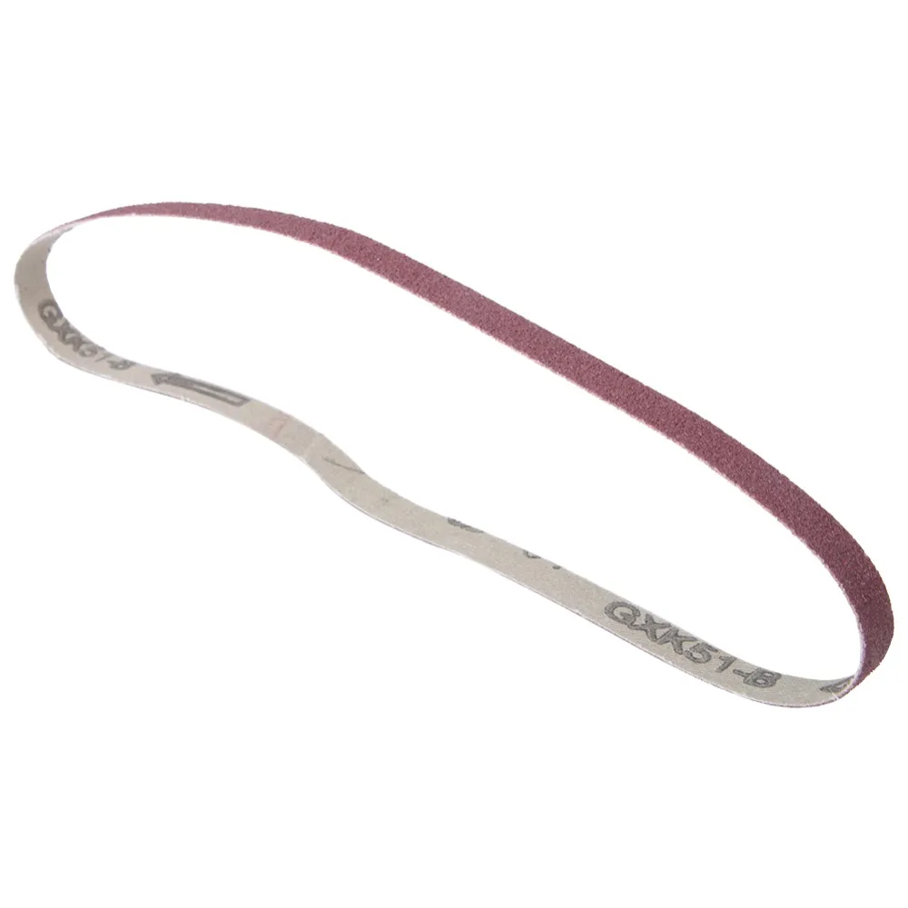 10pcs Aluminum Oxide Sanding Belt 533 x 9mm 3/8-inch X 21-inch Abrasive Belt Abrasive Band Belt Sander Strap Furniture Polishing