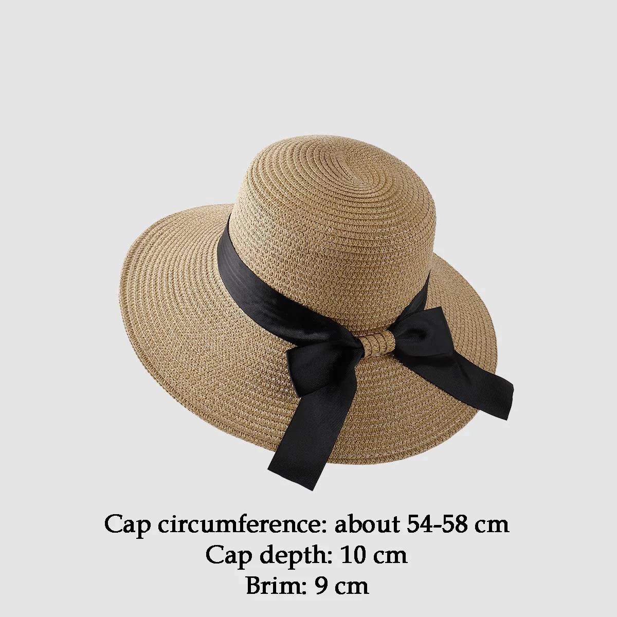 New Casual Summer Outdoor Women Wide Brim Hat Hand Woven Straw Hat Beach Bucket Sun Hat Foldable Crochet Straw Hat for Women