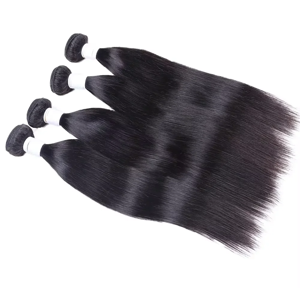 30, 40 дюймов, прямые волосы, бразильские прямые человеческие волосы, пучки плетения, бразильские 100% пучки человеческих волос, наращивание волос Remy