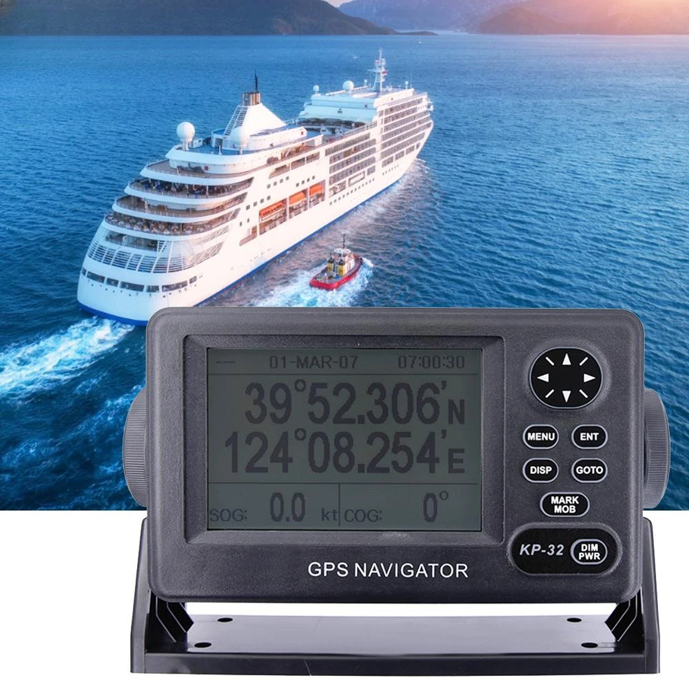 Nouveau GPS/SBAS Navigation LCD Affichage Localisateur Nautique Pour Le Brésil ONWA KP-32 GPS Navigateur Pour Bateau Marin soleil Yachts