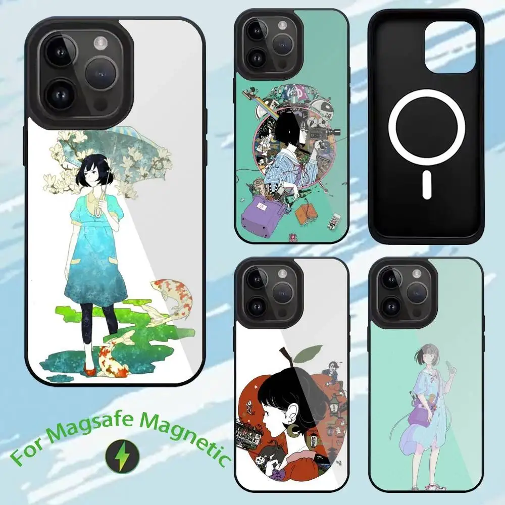 

The tatami galaxy Phone Case For iPhone 17,16,15,14,13,12,11,Plus,Pro,Max Magsafe Magnetic Wireless Charging