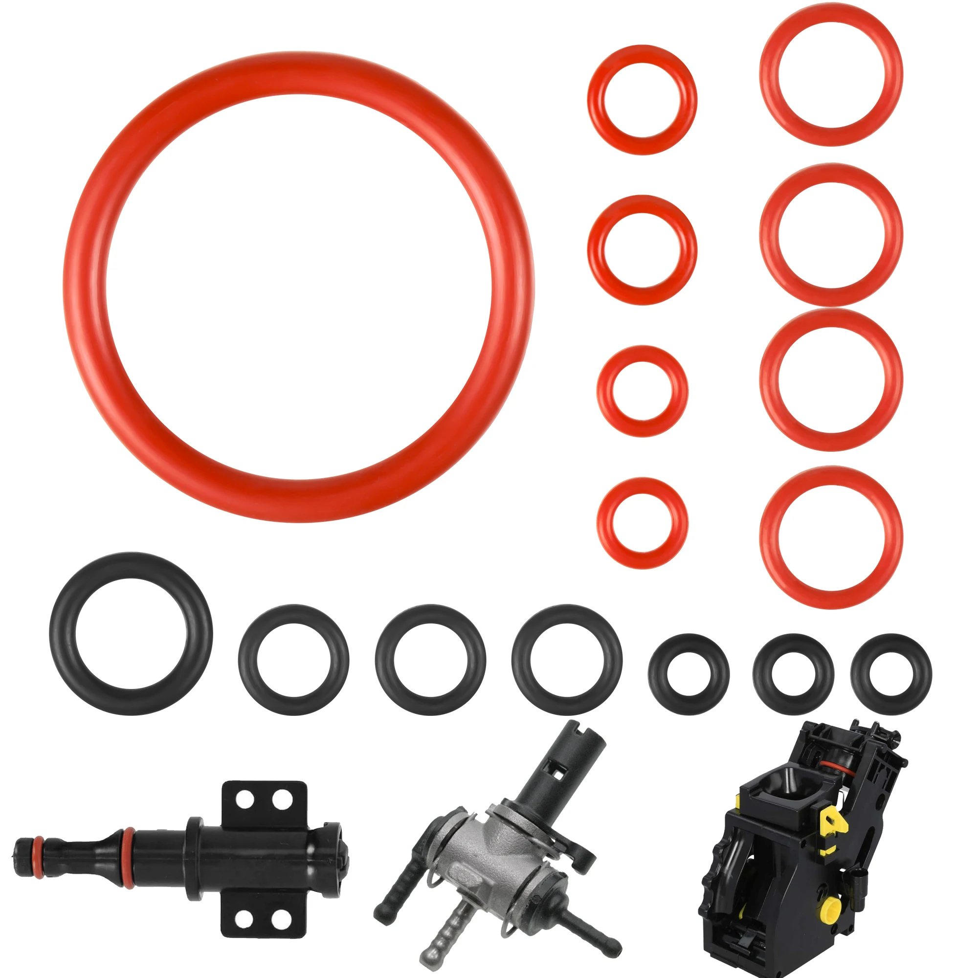 30/45PCS Sealing Ring Coffee Machine Silicone Seal Rings Seal O-ring for Philips Saeco Brewing Steam Outlet Valve Coffee Machine