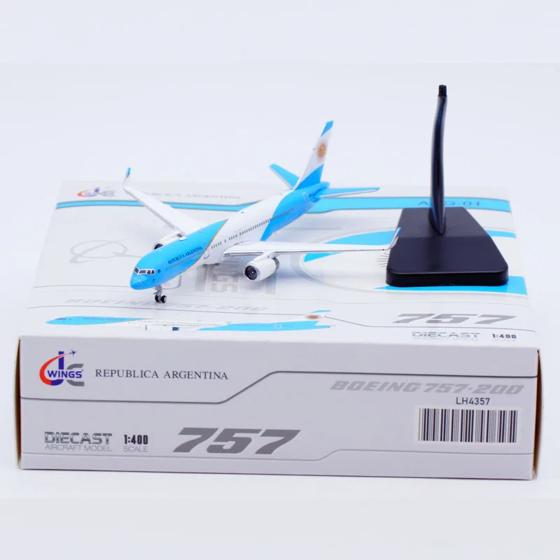 

LH4357 Alloy Collectible Plane Gift JC Wings 1:400 Argentina Air Force Boeing B757-200 Diecast Aircraft Jet Model ARG-01