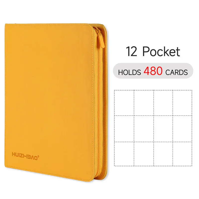 9/12 Pocket Rits Card Binder, Trading card album, Duurzame Side Loading Card voor mtg tcg voor pokemon voor yugioh voor voetbal
