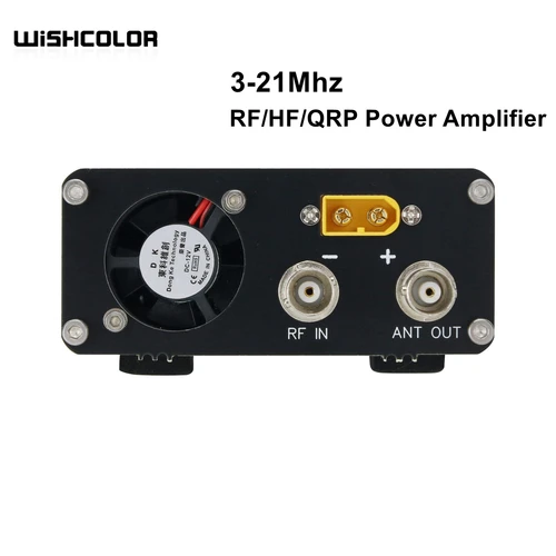Wishcolor OGS-50W HF 전력 증폭기 3-21Mhz RF 전력 증폭기 QRP 라디오 전력 증폭기