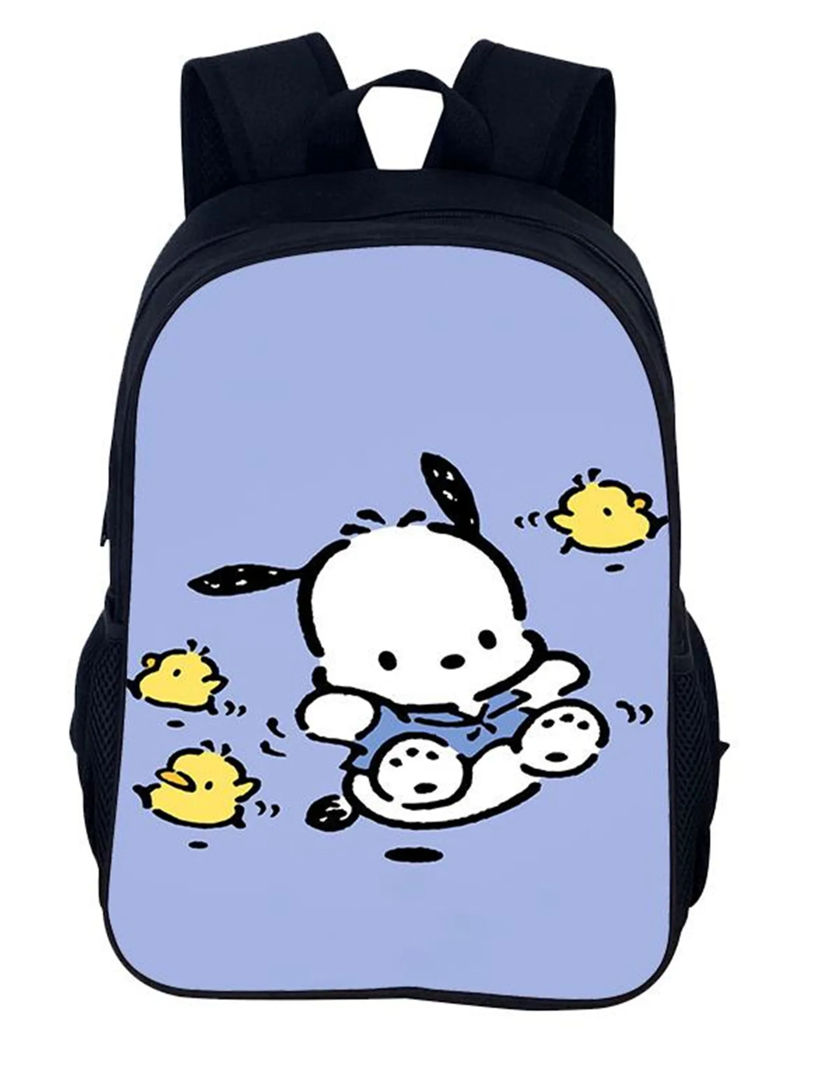 Little Kid Pochacco Canvas Schoolbag Cute Bookbag,Lightweight Backpack Anime Daypack for Student