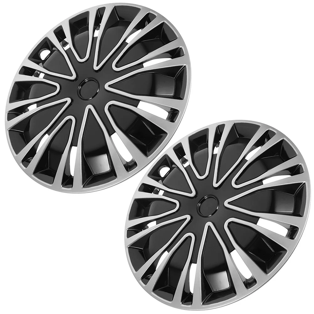 

2Pcs Decorative Wheel Hub Covers 12 Inch Rim Cover for Cars High Quality PP Material Universal Fit Protection Against Debris