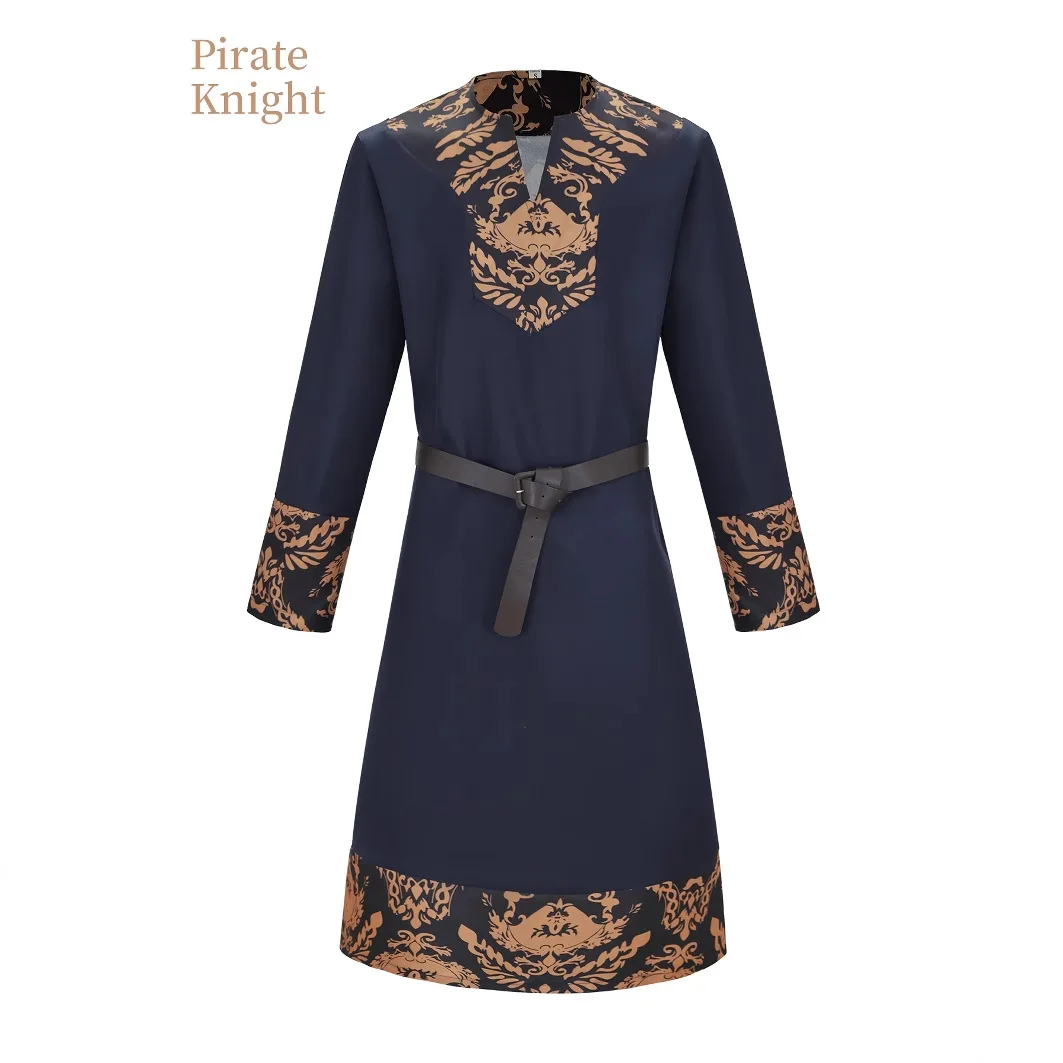 Túnica vikinga Medieval, Cosplay renacentista, Caballero pirata, Cosplay, mono de guerrero, disfraz de escenario de Halloween