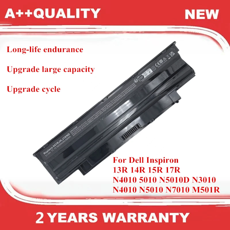 

J1KND Laptop Battery For Dell Inspiron 13R 14R 15R 17R N4010 5010 N5010D N3010 N4010 N5010 N7010 M501R