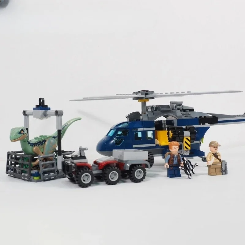 2025 nieuwe Modellen op voorraad Blue's Helicopter Pursuit Jurassic Bouwstenen 75928 Educatief Speelgoed voor Kinderen decoratieve