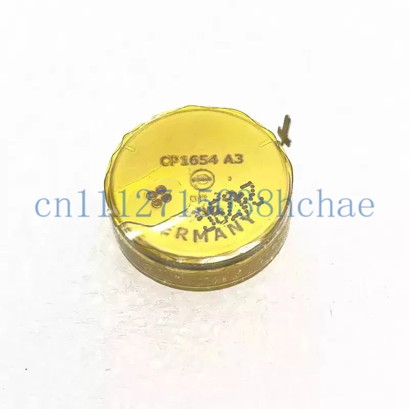 For VARTA CP1654 A3 dual solder tabs 3.7V rechargeable button battery Bluetooth headphones