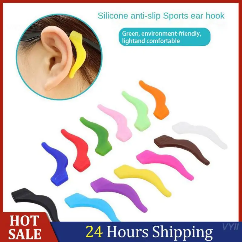 Glasses Anti-slip Cover Safe And Environmentally Friendly Usage Anti Slip Glasses Silicone Ear Hook Home Furnishings Rubber Ring