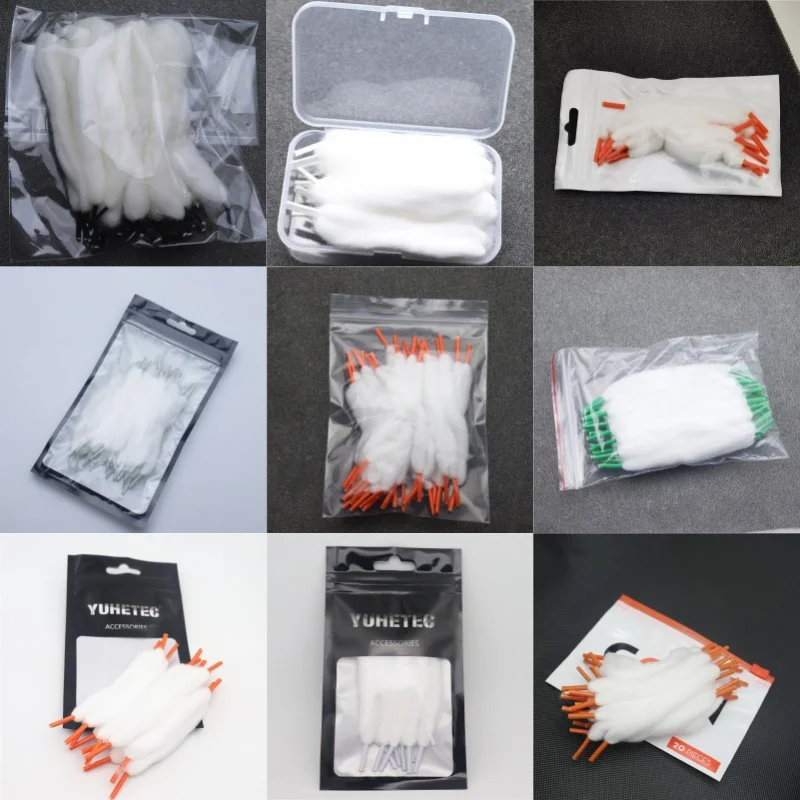 3,0 hilos de algodón 10CM YUHETEC 3,0 algodón conjunto 5,0 malla conjunta algodón 2,5 junta cordón en forma de algodón Material de relleno DIY