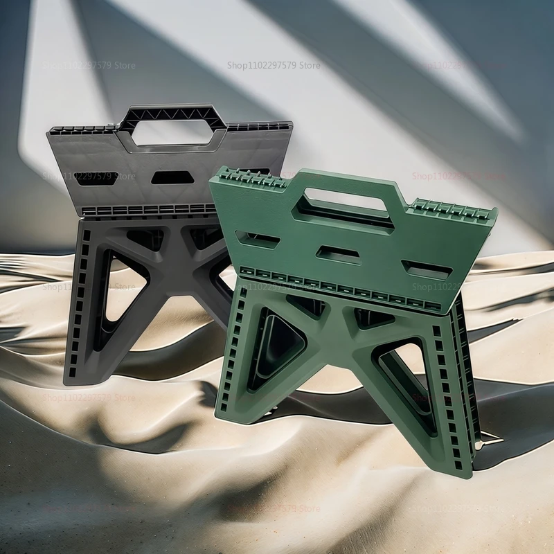 Ergonomic Portable Folding Stool, Lightweight, Compact, High Load Durable Chair, For Outdoor Fishing, Camping And Barbecue