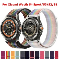 22mm Nylon Loop For Xiaomi Watch S4 Sport Watchband For Xiaomi Watch 2 2Pro S3 S2 S1 S1 Active S1 Pro Mi Watch Color 2 Bracelet