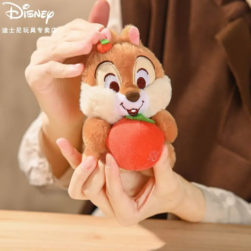 Disney Chip \'n\' Dale Plush Keychain Kawaii Cartoon Stuffed Plushie Doll Anime Bag Pendant Car Keyholder Bag Charm Accessories