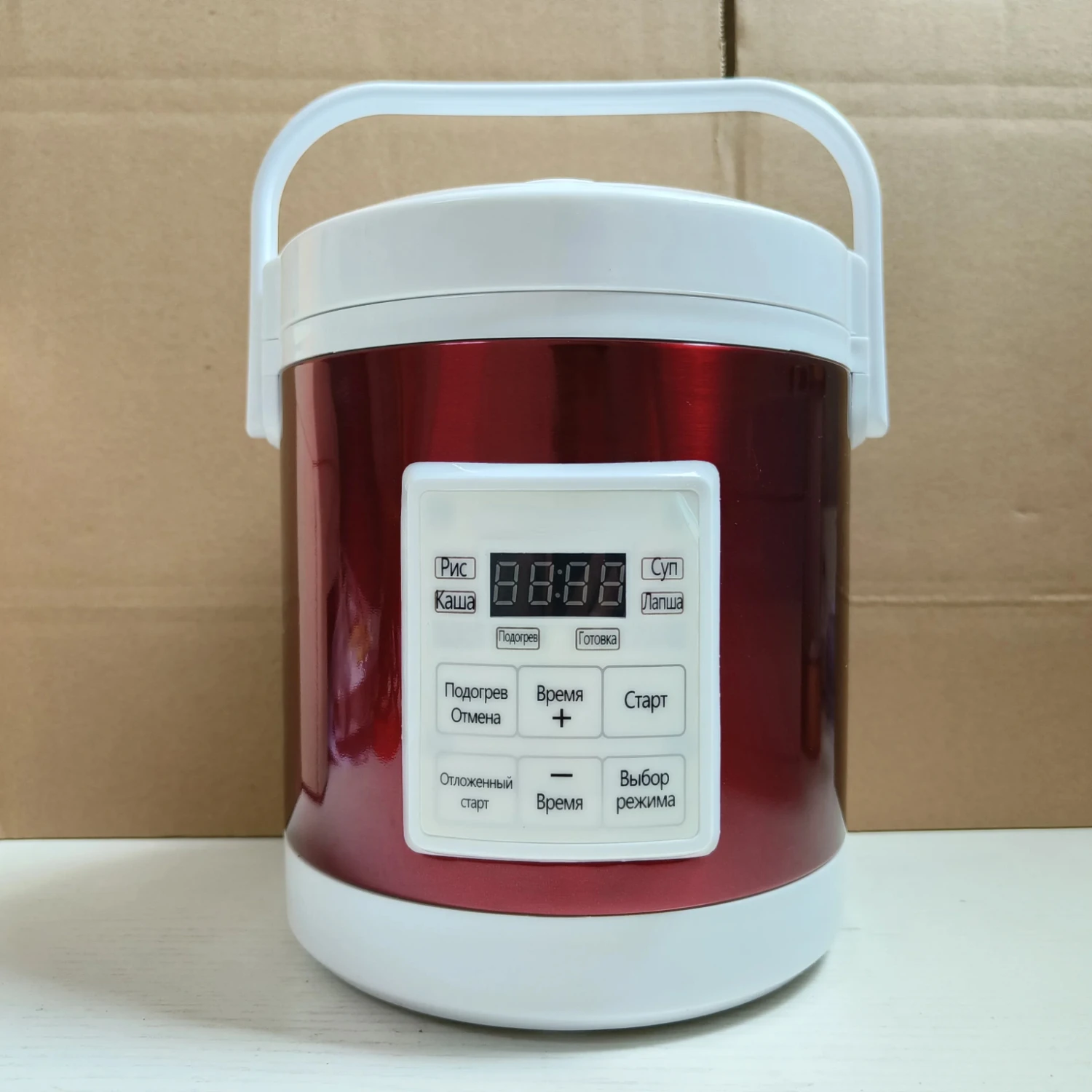 

12V 24V Mini Rice Cooker Car Truck Soup Porridge Cooking Machine Food Steamer Heating Lunch Box Meal Heater Warmer1.2L