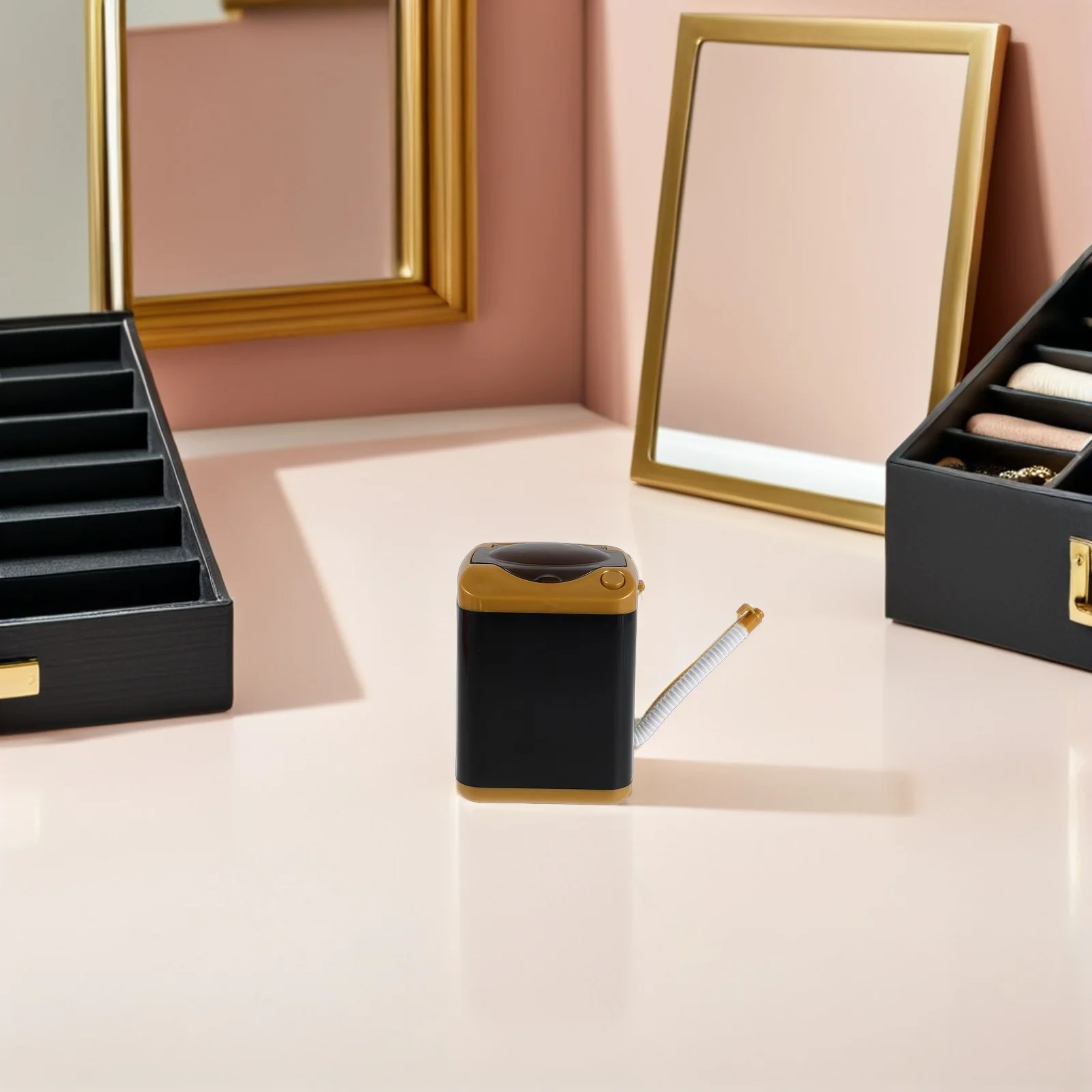 

1 Set Mini Machine Automatic Makeup Sponge Washer Portable False Cleaner Beauty Tool Efficient Gentle Lash Cleaning Travel Lash